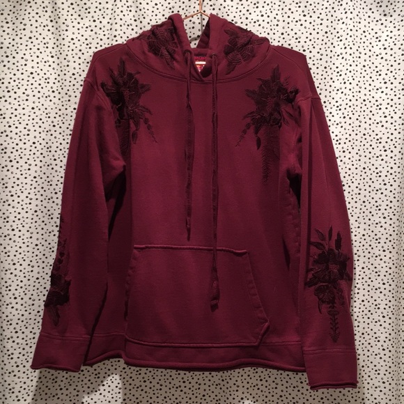 Johnny Was xs floral embroidered hoodie - Picture 1 of 5